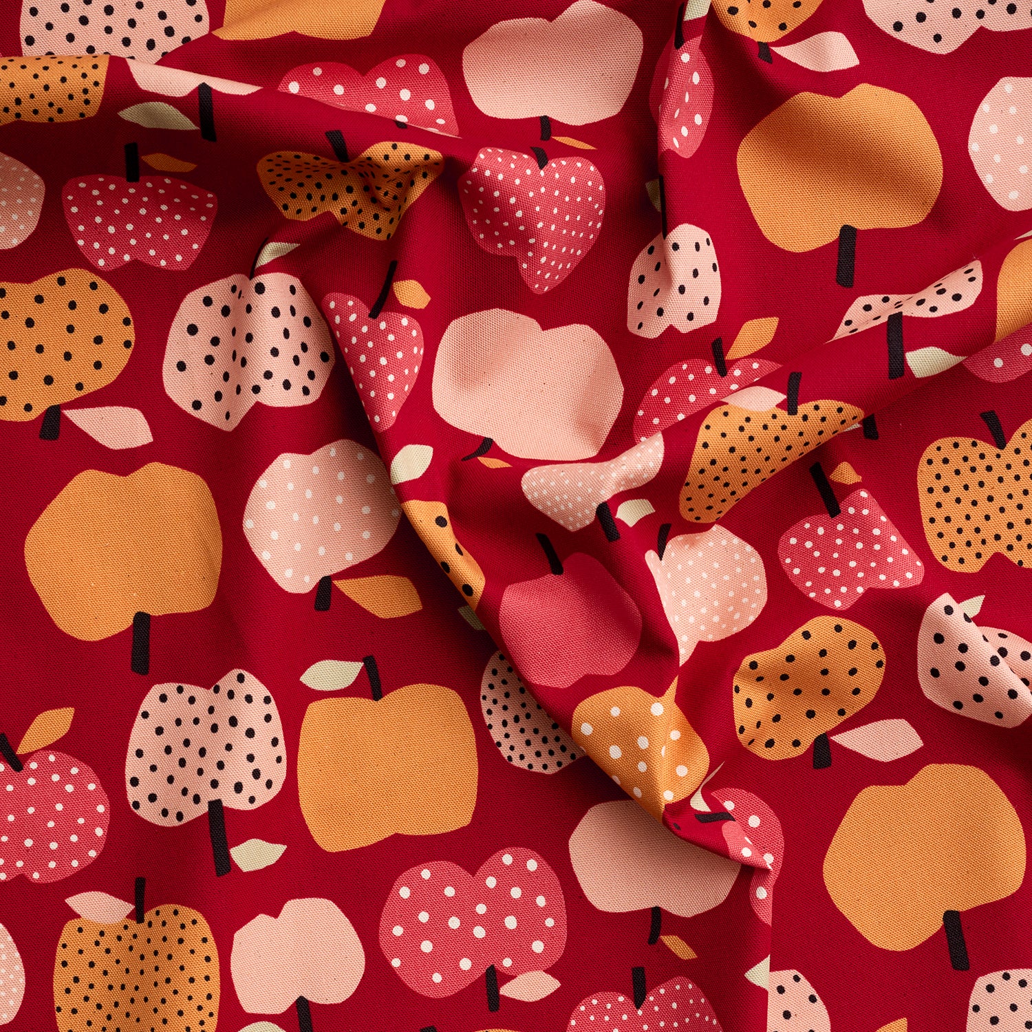 Nordic Girl Apple Cotton Oxford - Red YKA-39010-1 - Image 2