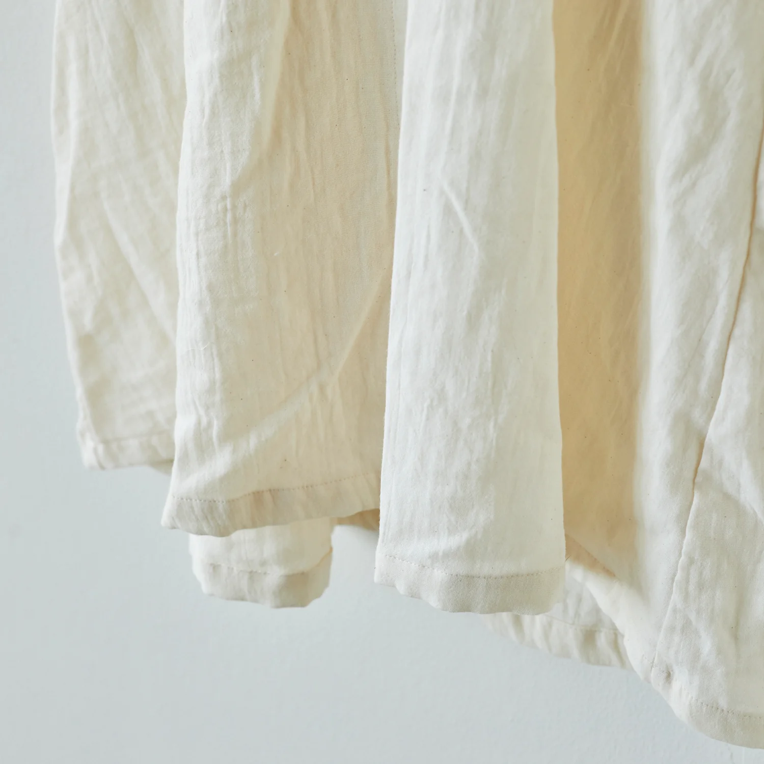 Nuno to Mono 100% Cotton Triple-Washed Double Gauze - Ecru YKA-500-1 - Image 10