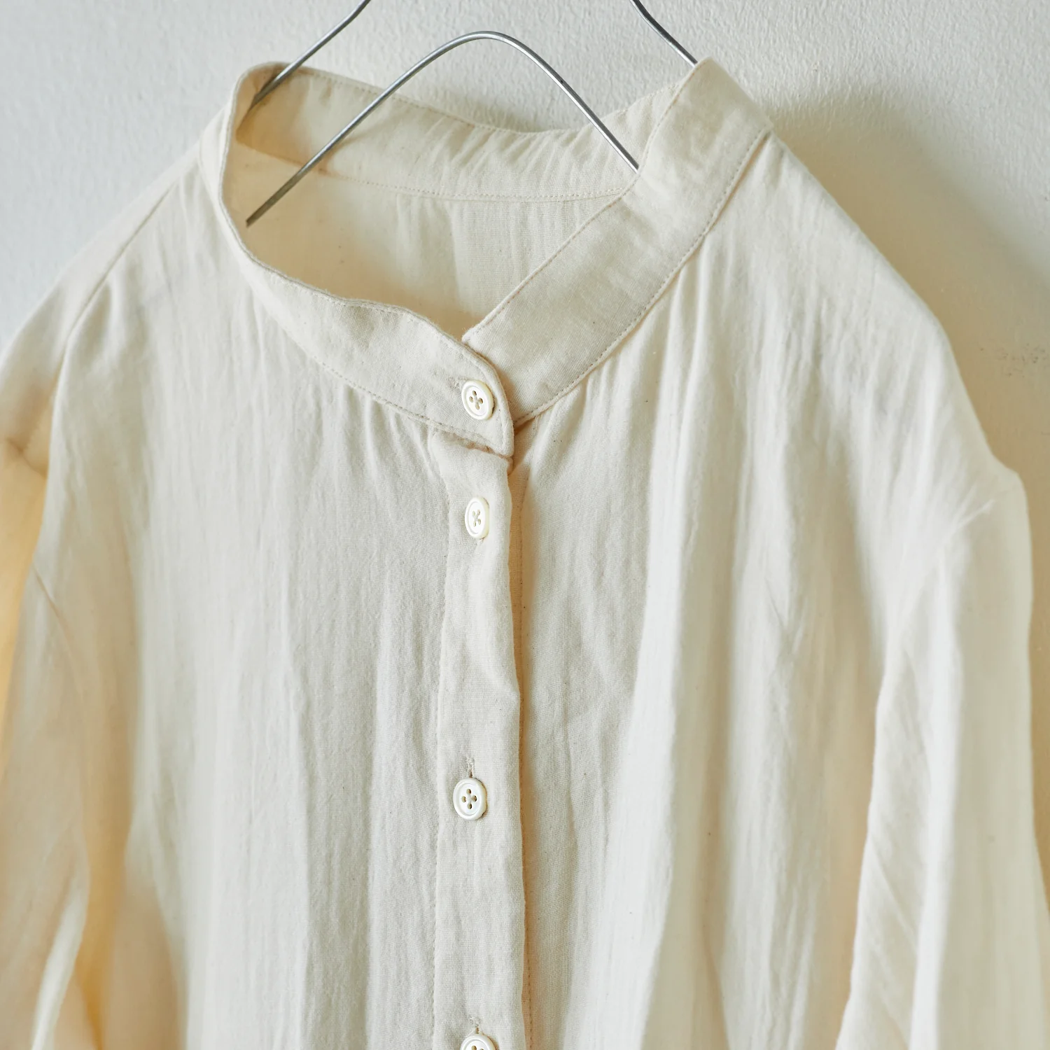 Nuno to Mono 100% Cotton Triple-Washed Double Gauze - Ecru YKA-500-1 - Image 8