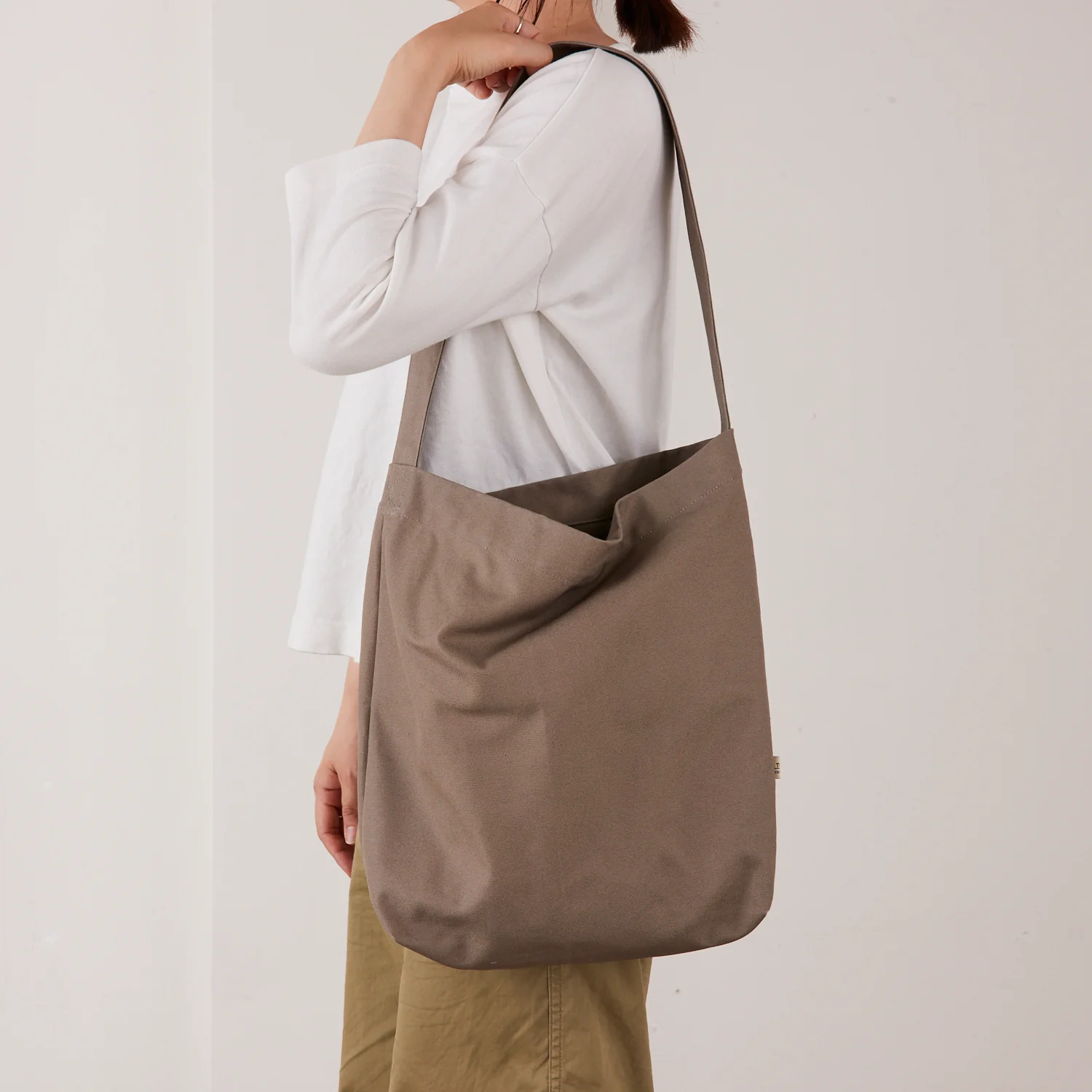 Nuno to Mono Cotton Heavyweight Canvas - Olive Brown YKA-530-1 - Image 2