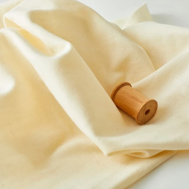 Organic Cotton Double Gauze 15 Colors - Sky Blue - Image 8