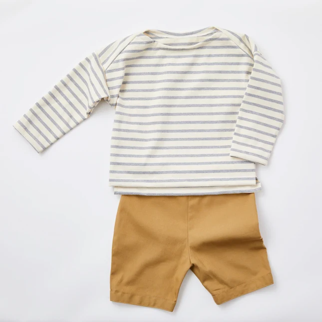 Organic Cotton Oxford - Light Brown - Image 11