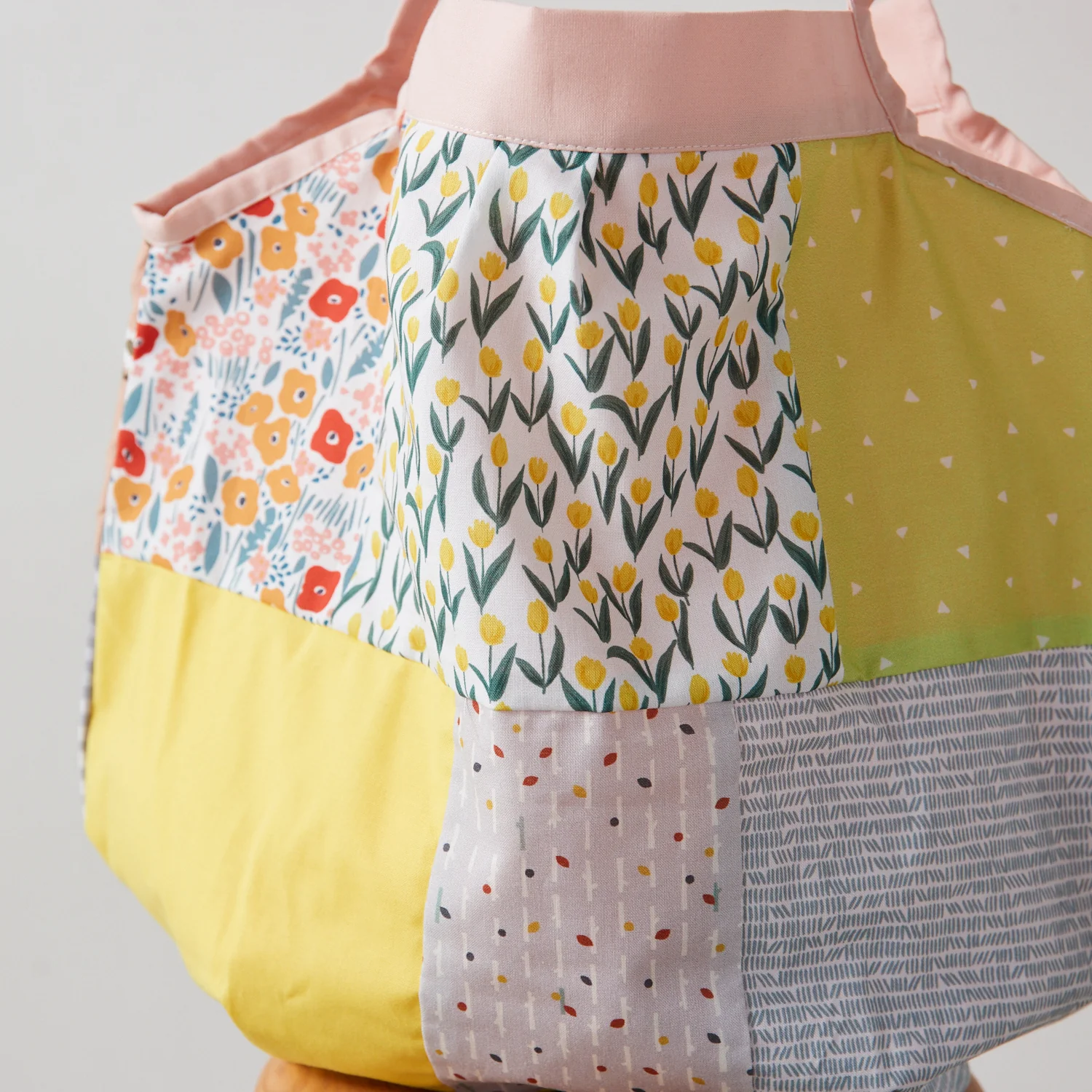 Patchwork Tote Bag Digital PDF Pattern & Illustrated Sewing Instructions - Image 6