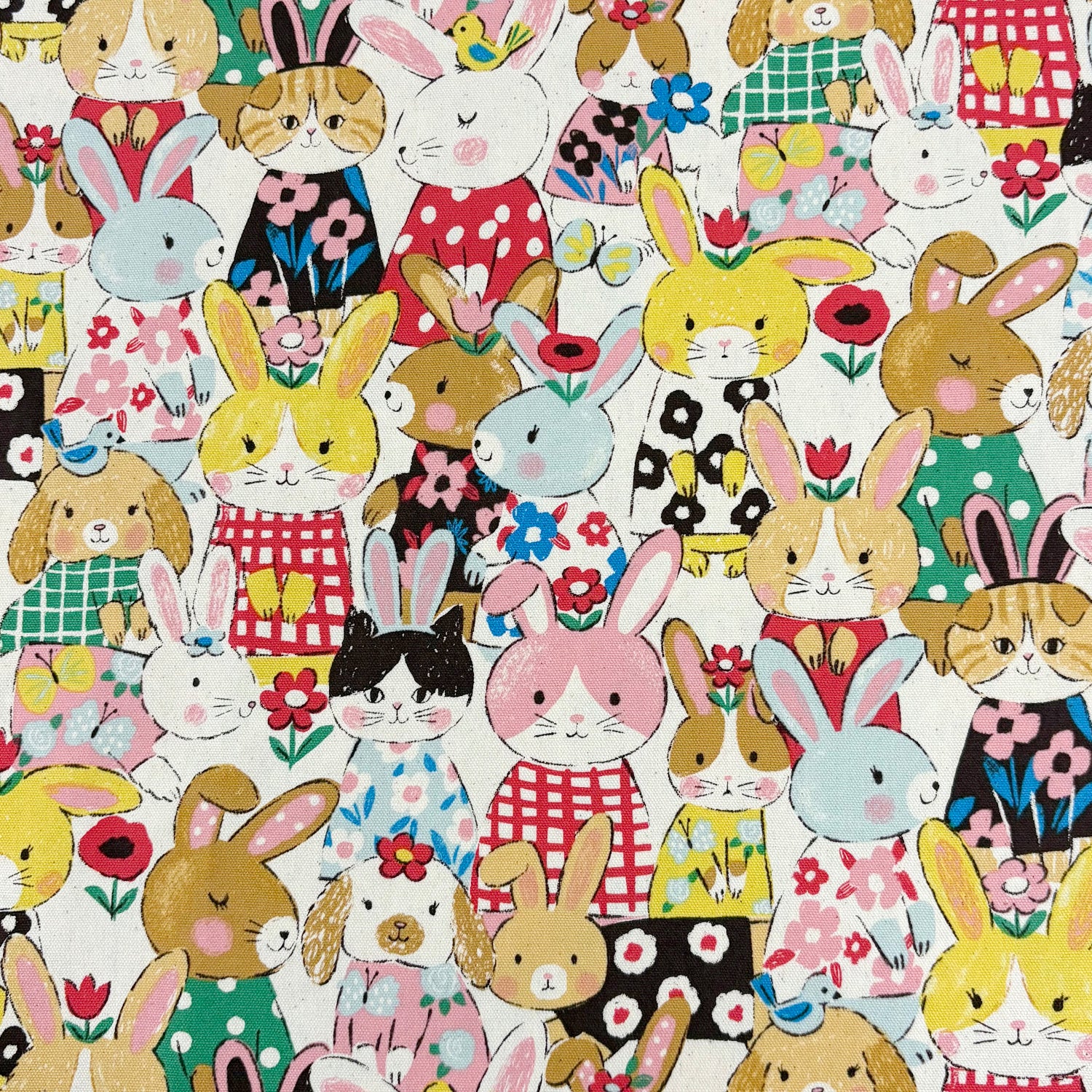 Powerful Animal Rabbits Oxford - White YGA-89000-1
