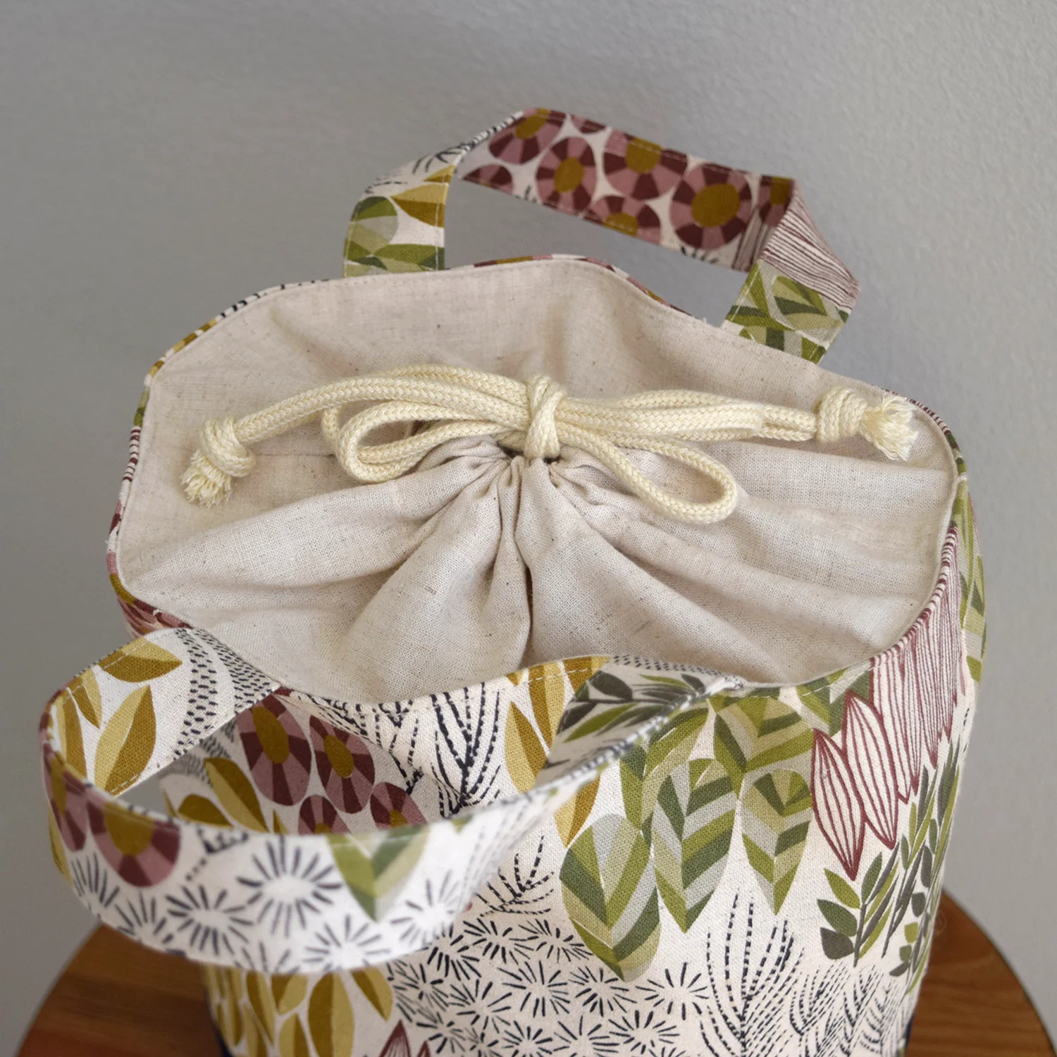 Round Drawstring Bag Digital PDF Pattern & Illustrated Sewing Instructions - Image 7