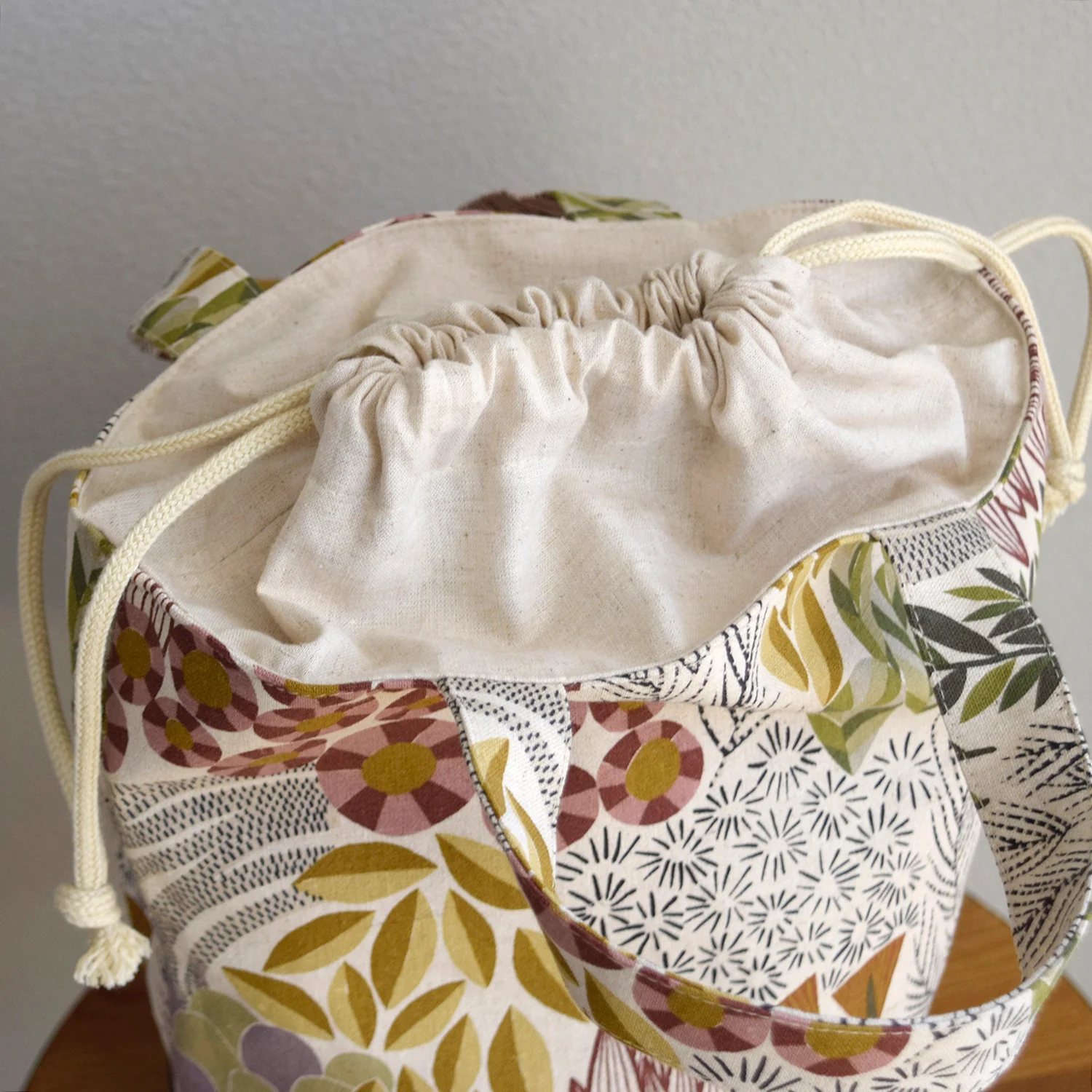 Round Drawstring Bag Digital PDF Pattern & Illustrated Sewing Instructions - Image 8