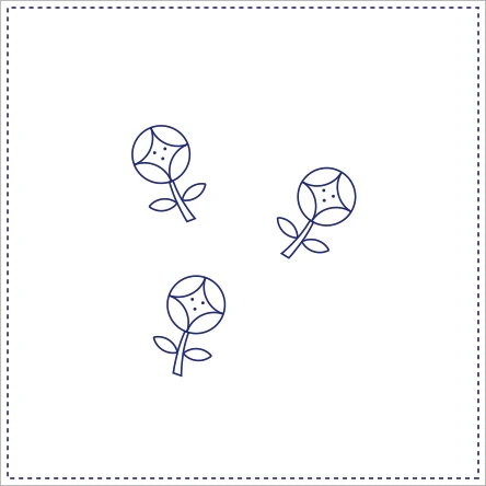 Sashiko Linen Handkerchief Kit - Image 6