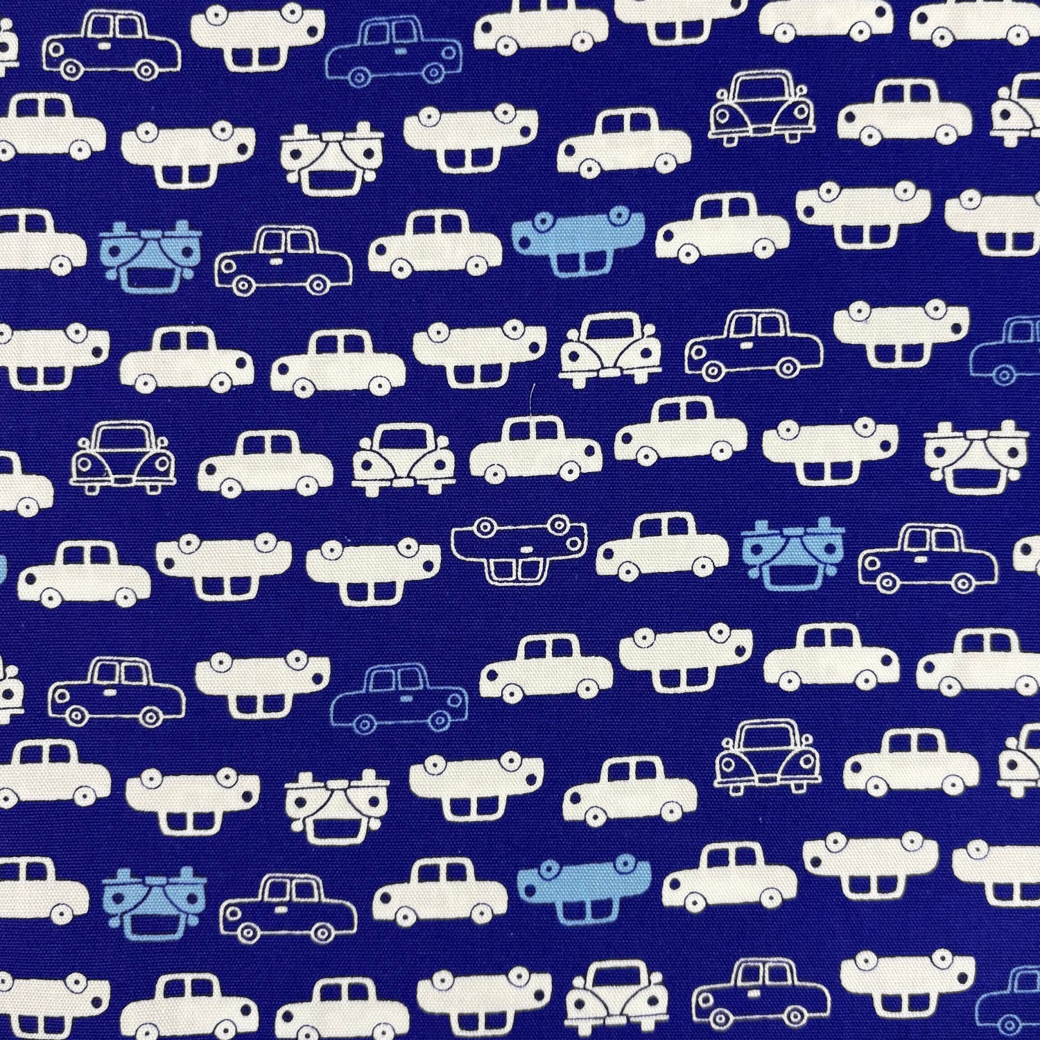 Simply Palette Car Prints Cotton Oxford - Blue YPA-69010-3