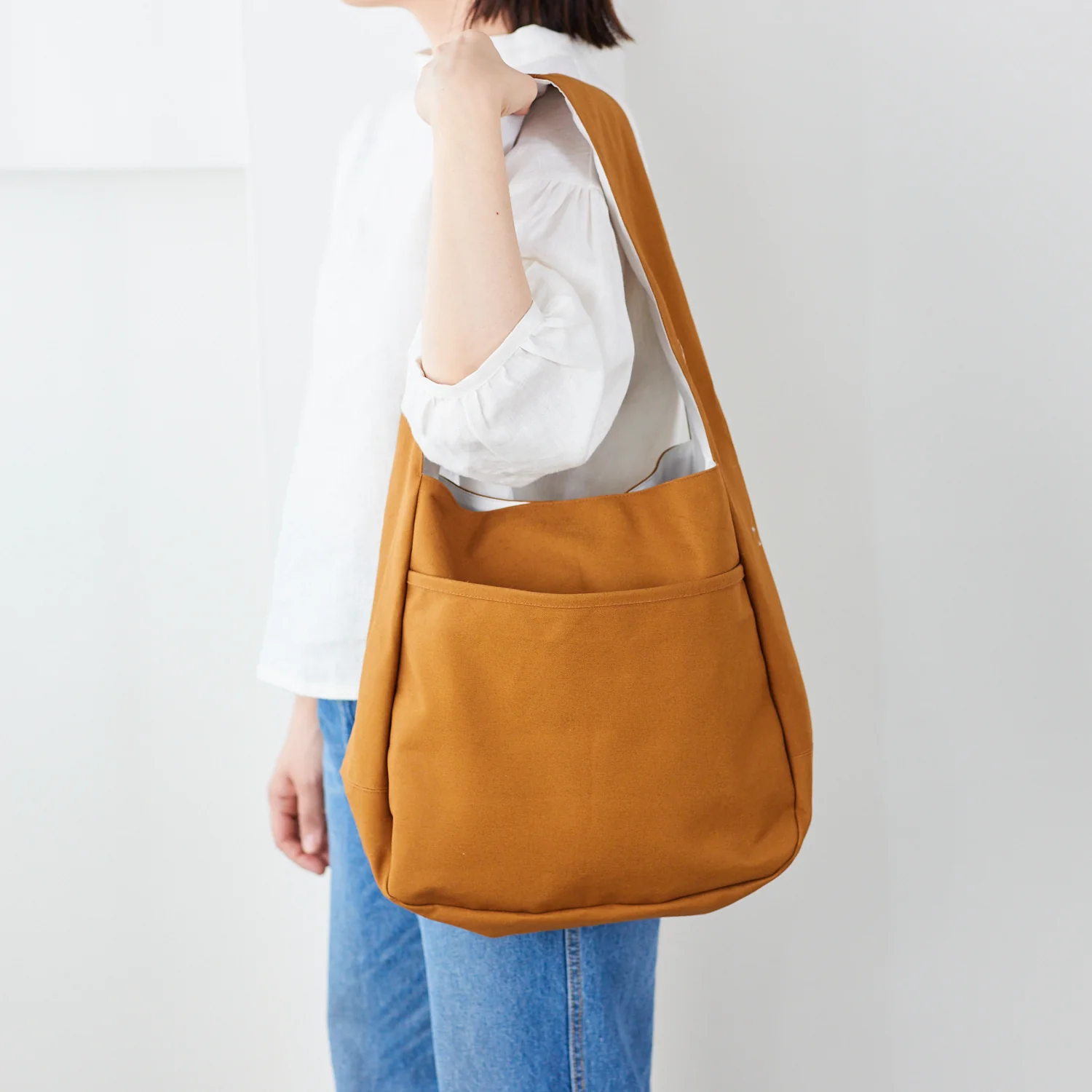 Slouch Shoulder Tote Bag Digital PDF Pattern & Illustrated Sewing Instructions