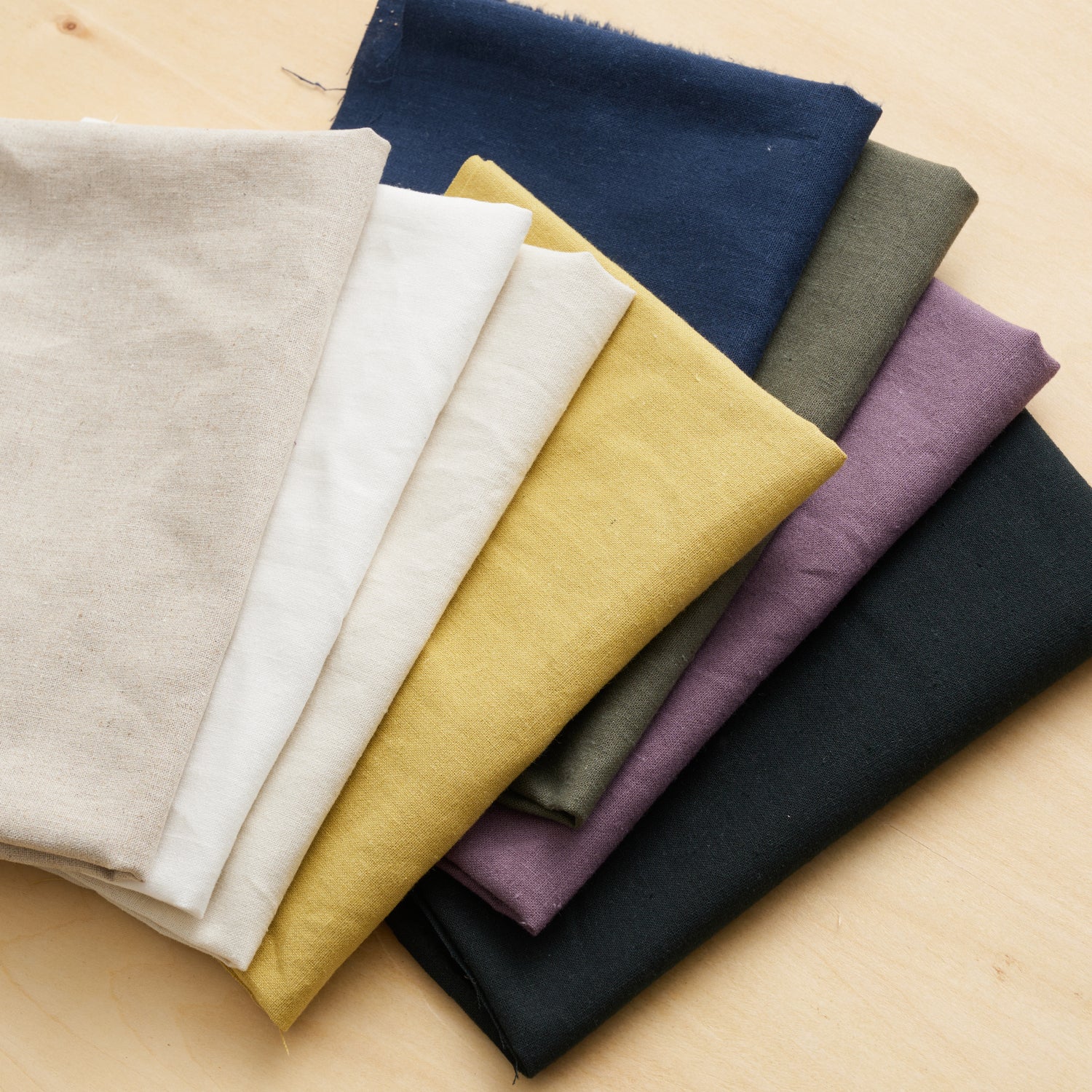 Soft Cotton Linen Canvas - Navy - Image 3