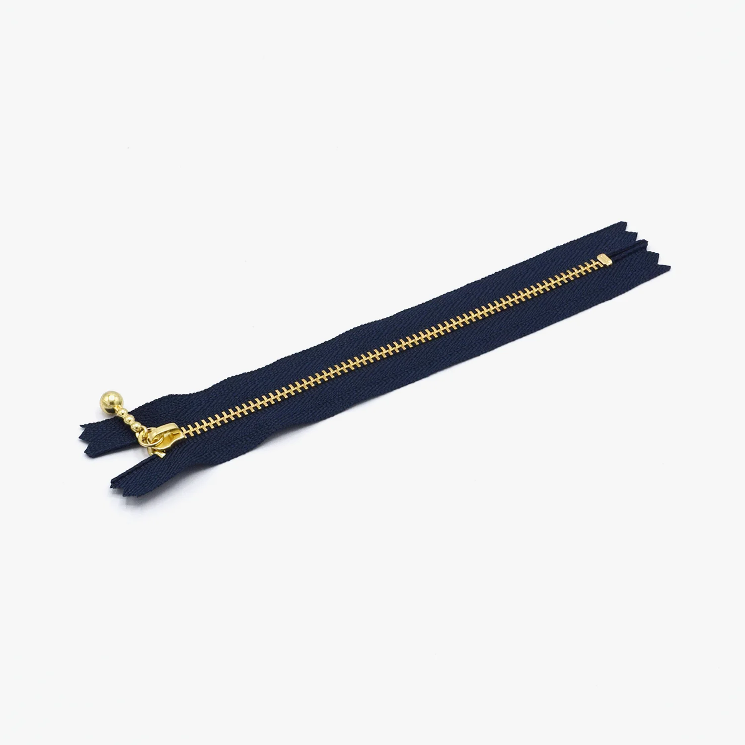 YKK Gold Ball Chain Zippers 15CM - Image 11