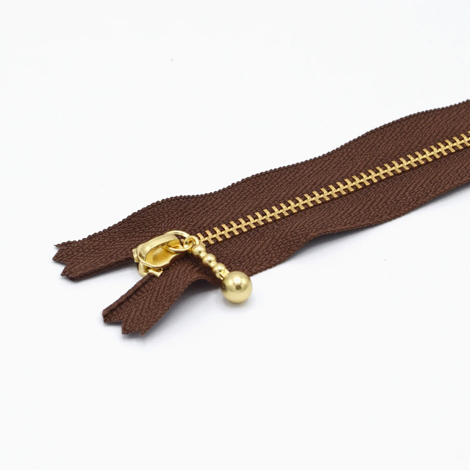 YKK Gold Ball Chain Zippers 15CM - Image 12