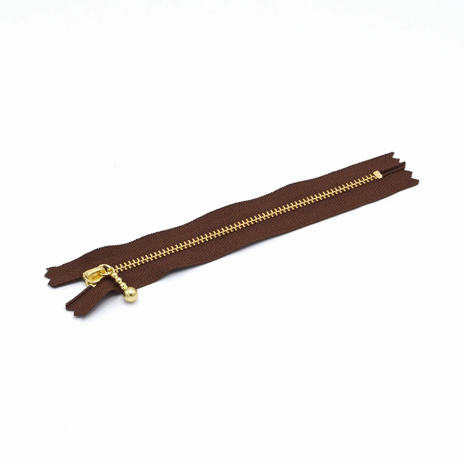 YKK Gold Ball Chain Zippers 15CM - Image 13