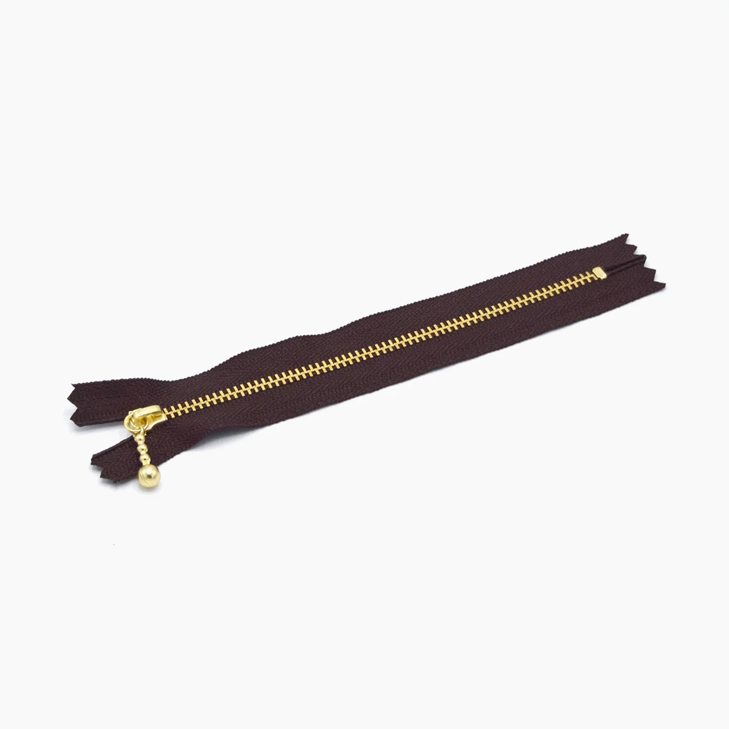 YKK Gold Ball Chain Zippers 15CM - Image 15