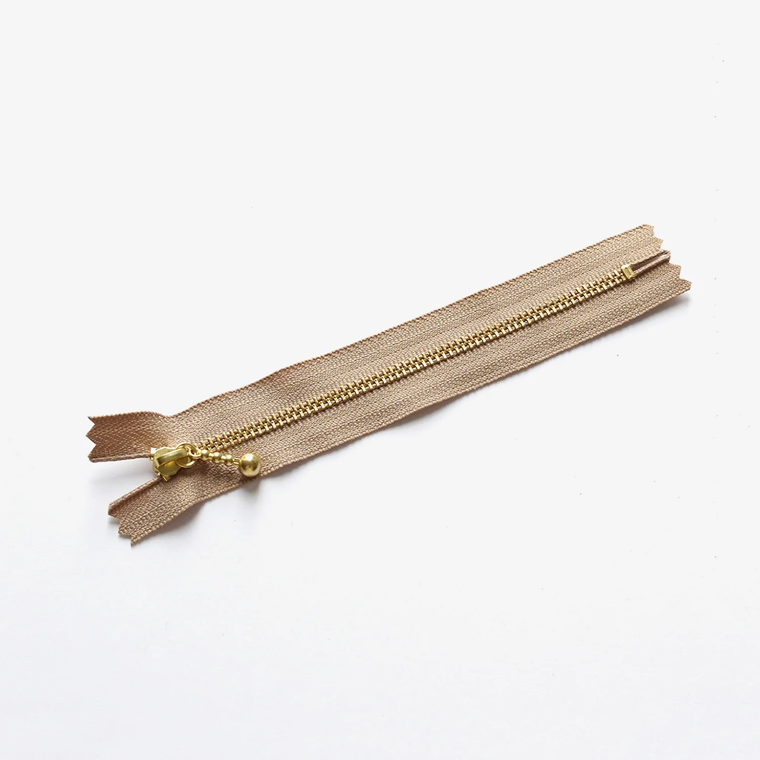 YKK Gold Ball Chain Zippers 15CM - Image 17
