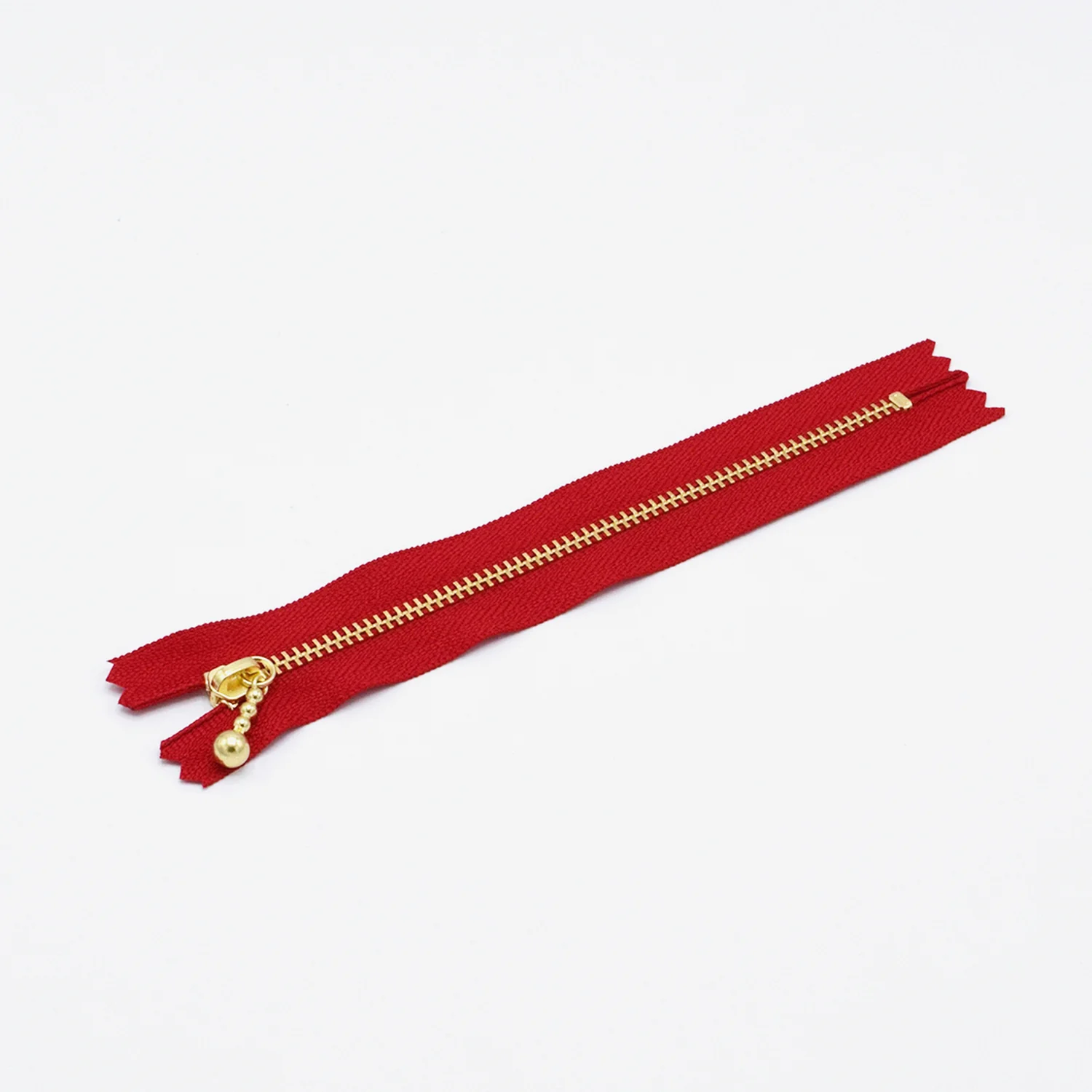 YKK Gold Ball Chain Zippers 15CM - Image 7