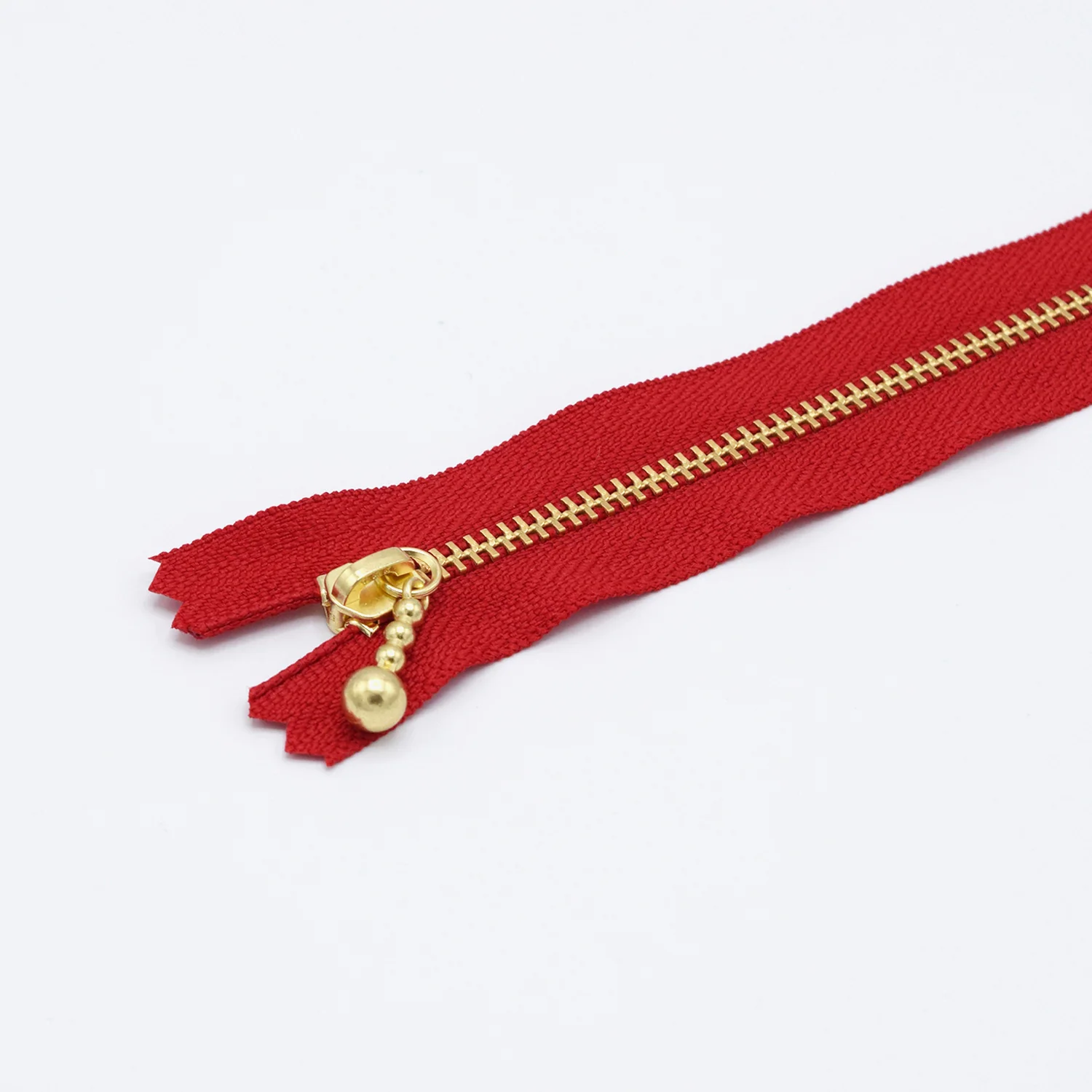 YKK Gold Ball Chain Zippers 20CM - Image 5